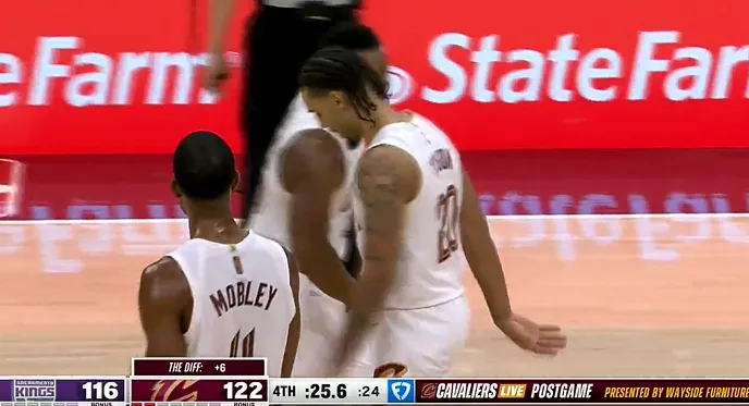 足球直播免费观看在线-泰森抛投打进，骑士最后25秒领先国王6分几乎锁定胜局